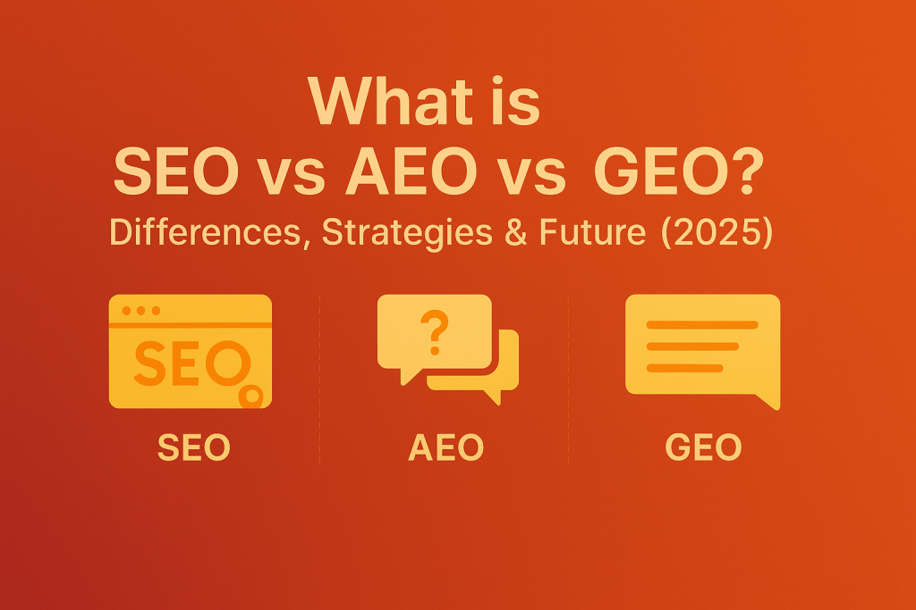 seo vs geo vs aeo