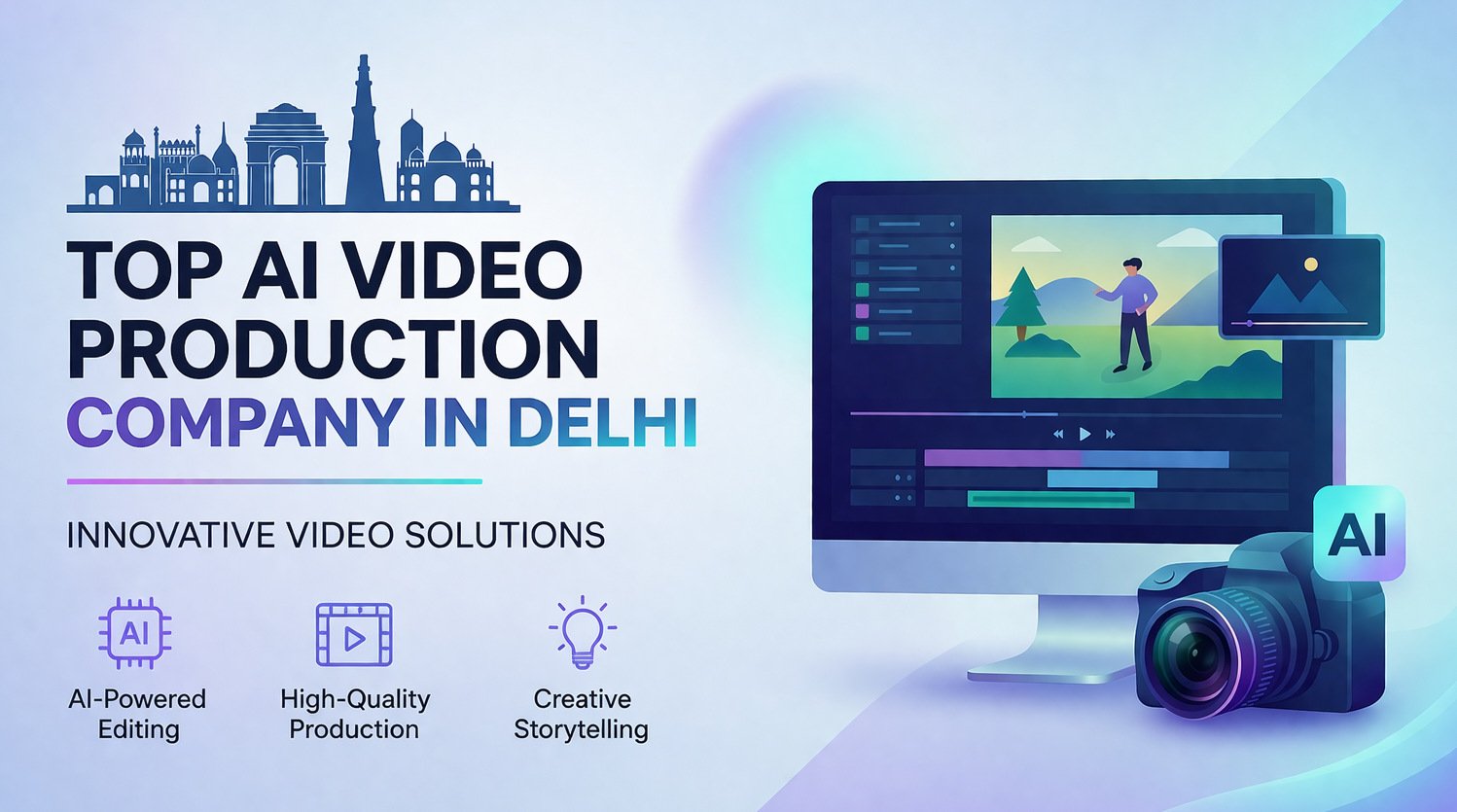 Top AI Video Production Company in Delhi banner