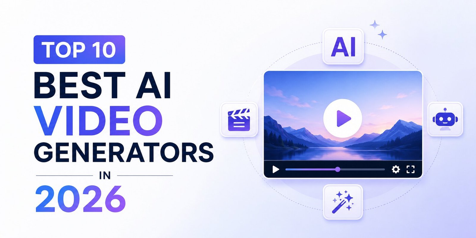 Top 10 Best AI Video Generators Tools in 2026